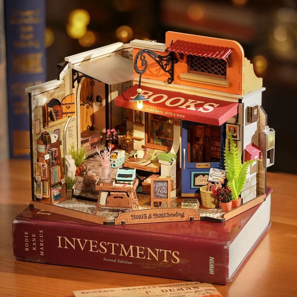 3D Robotime Puzzle Corner Bookstore DG164