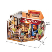 3D Robotime Puzzle Corner Bookstore DG164