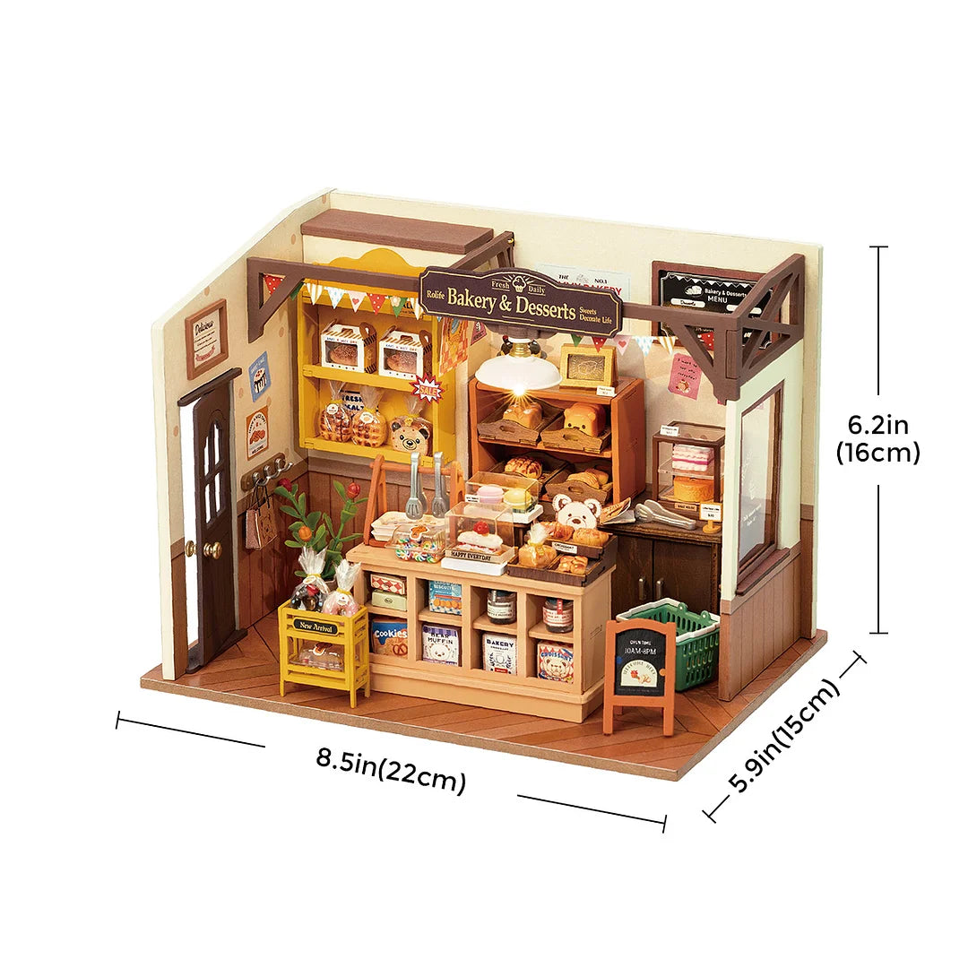 Robotime 3D puzzle Becka's Baking House DG161
