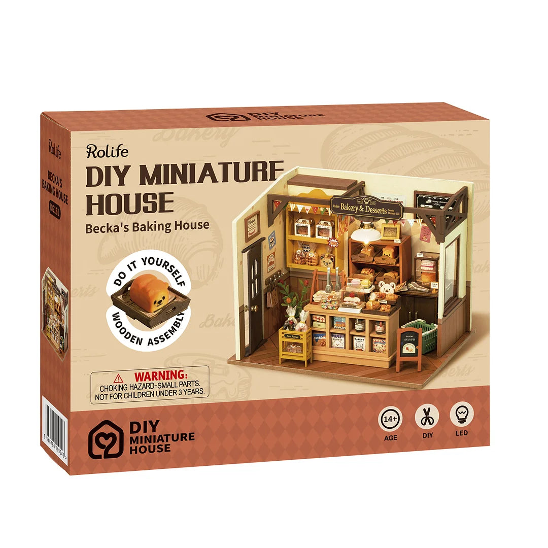 Robotime 3D puzzle Becka's Baking House DG161