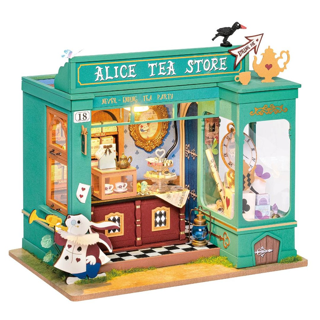 Robotime 3D Puzzle Alice Tea Store DG156