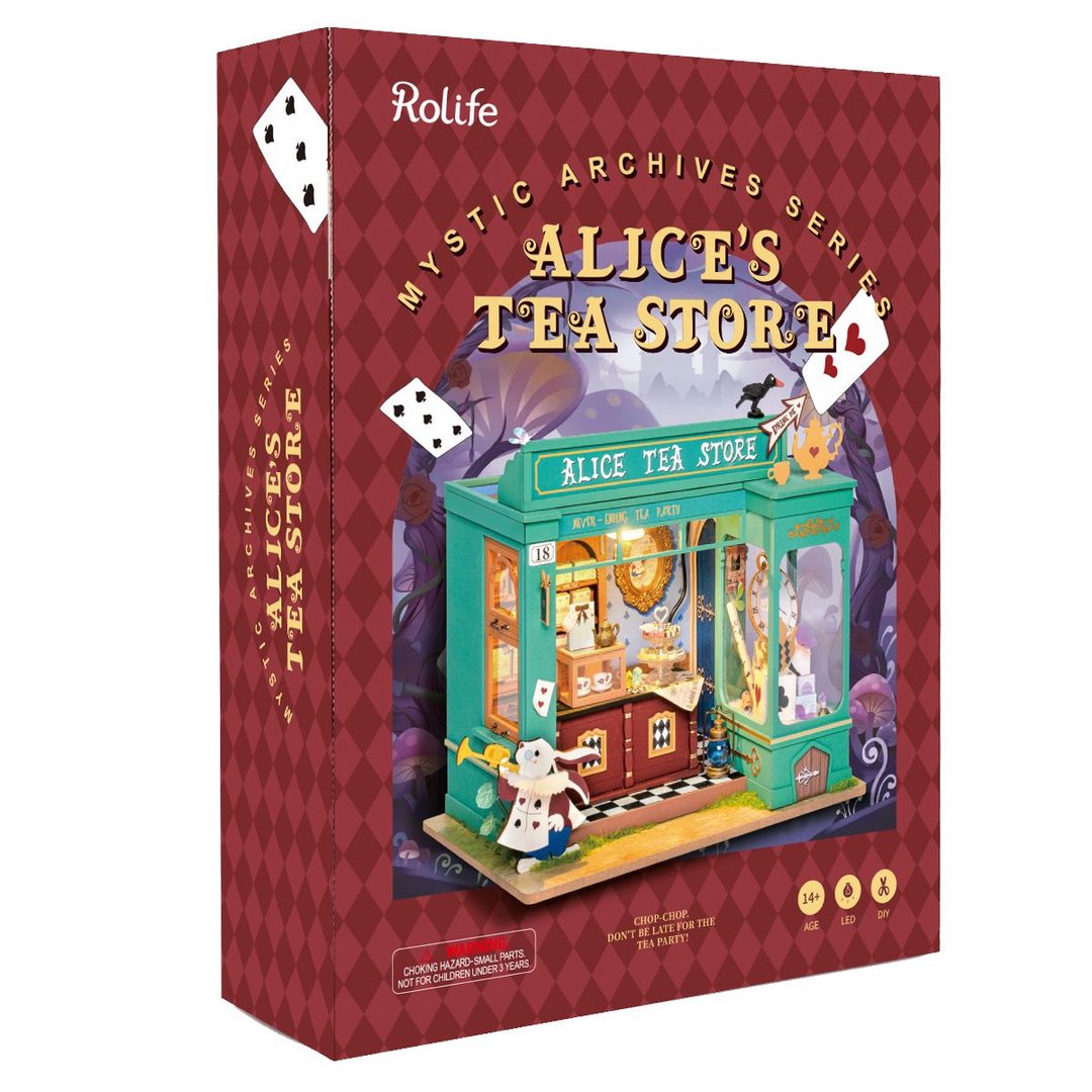 Robotime 3D Puzzle Alice Tea Store DG156