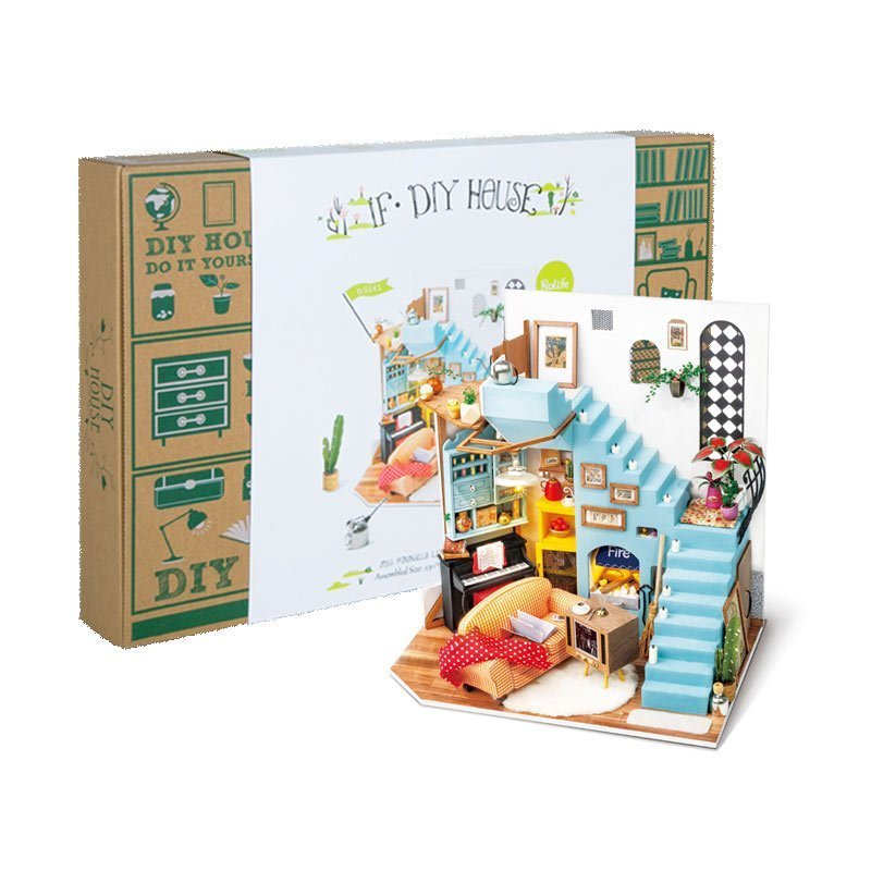 Robotime 3D Puzzle Joy's Peninsula Living Room DG141