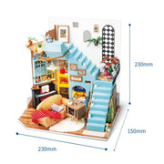Robotime 3D Puzzle Joy's Peninsula Living Room DG141