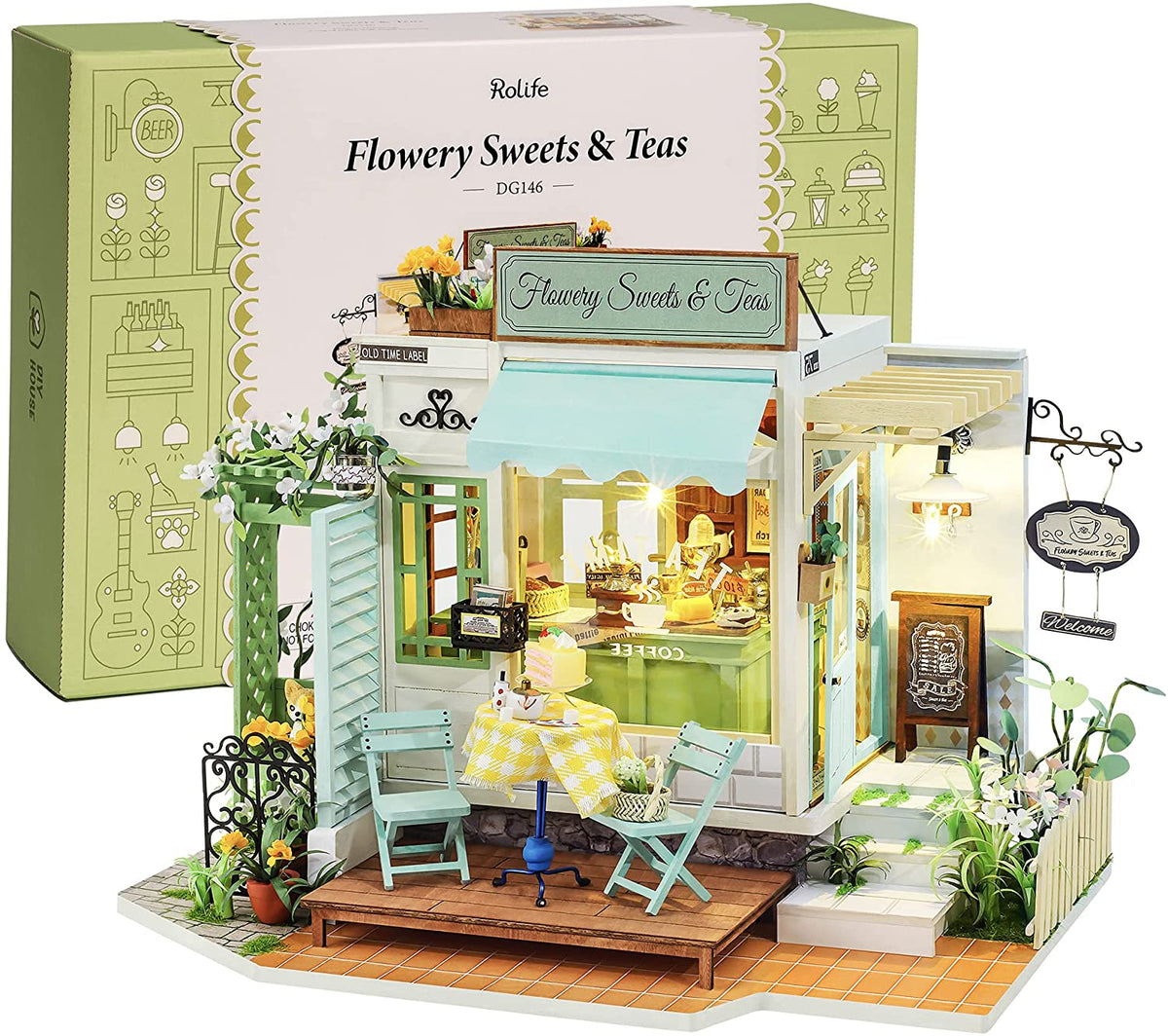 Robotime 3D Puzzle Flowery Sweets and Teas DG146