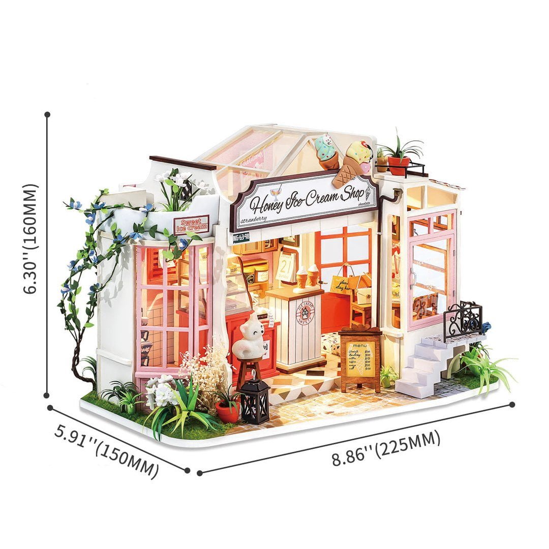 Robotime 3D Puzzle Honey Ice-cream Shop DG148