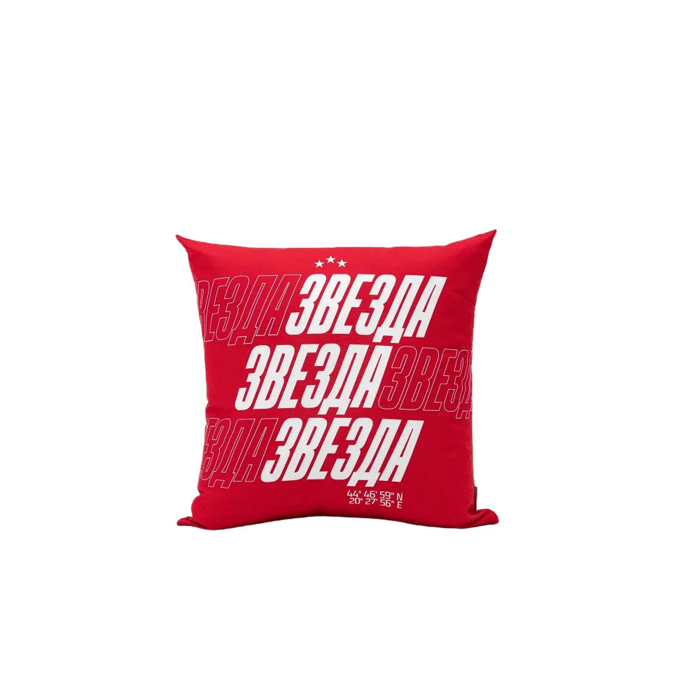 Jastuk Crvena Zvezda 45x45cm Koordinate