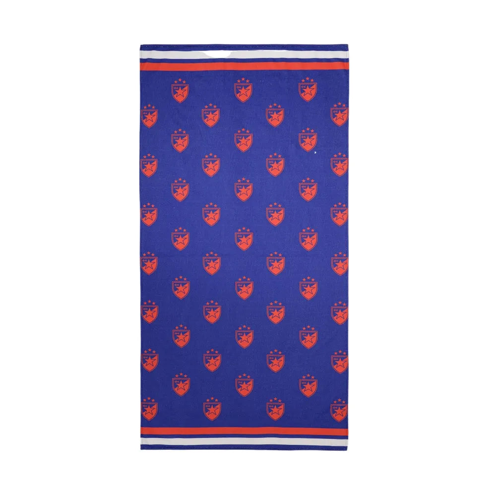 Peškir Crvena Zvezda Plažni 70x140cm Grb plavi