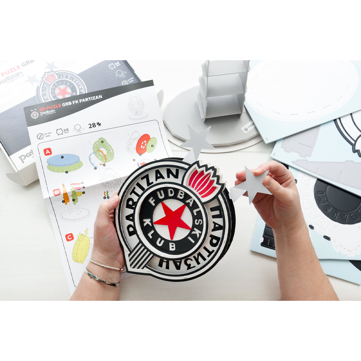 3D Puzzle Grb FK Partizan