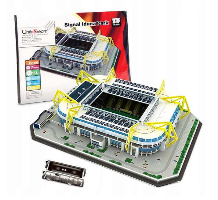 3D Puzzle Fudbalski Stadion Signal Iduna Park Borussia Dortmund