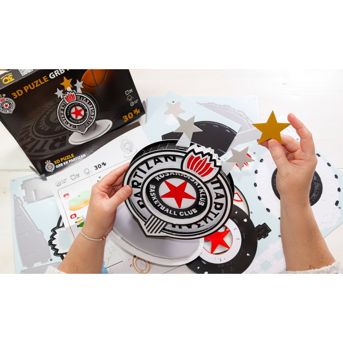3D Puzzle Grb KK Partizan
