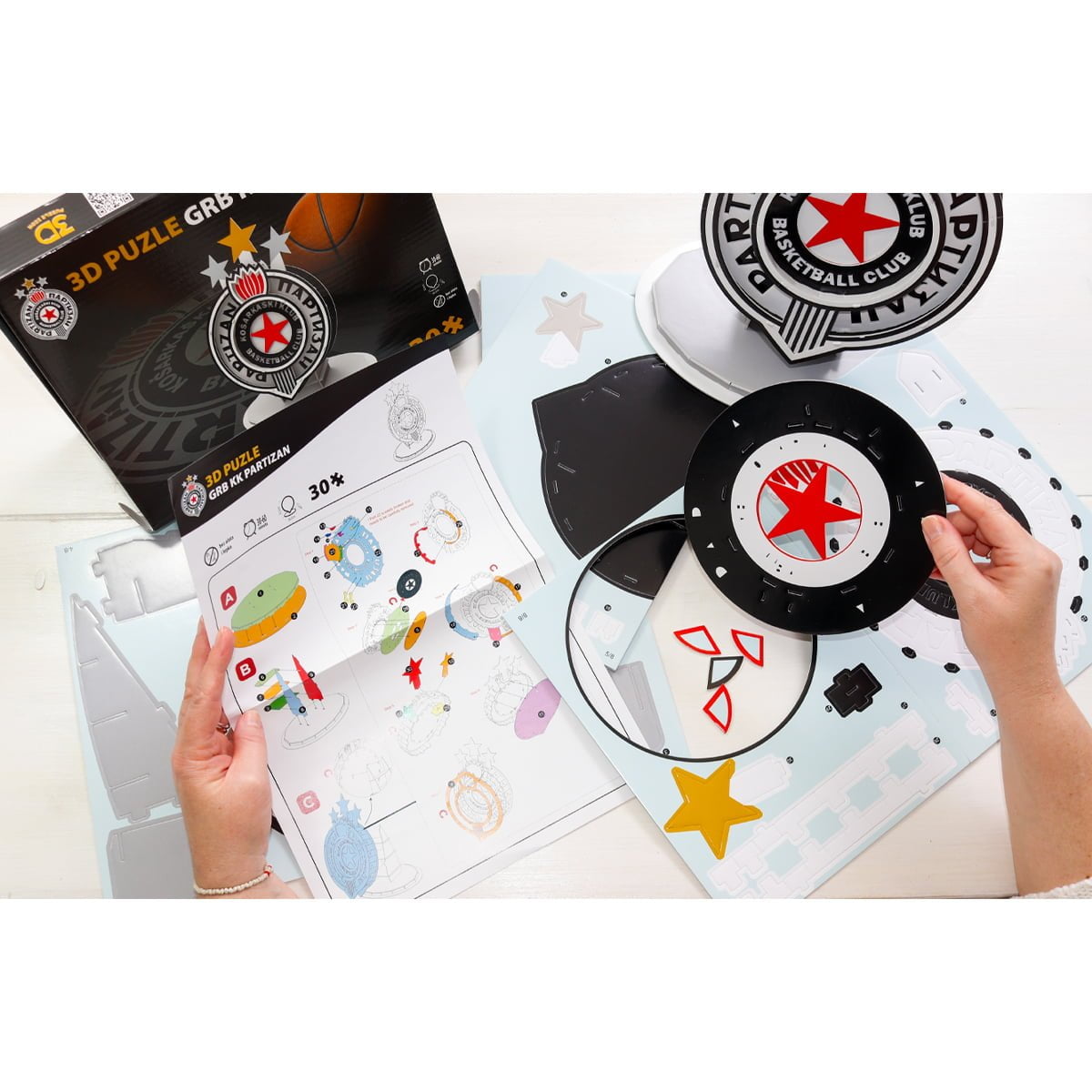 3D Puzzle Grb KK Partizan