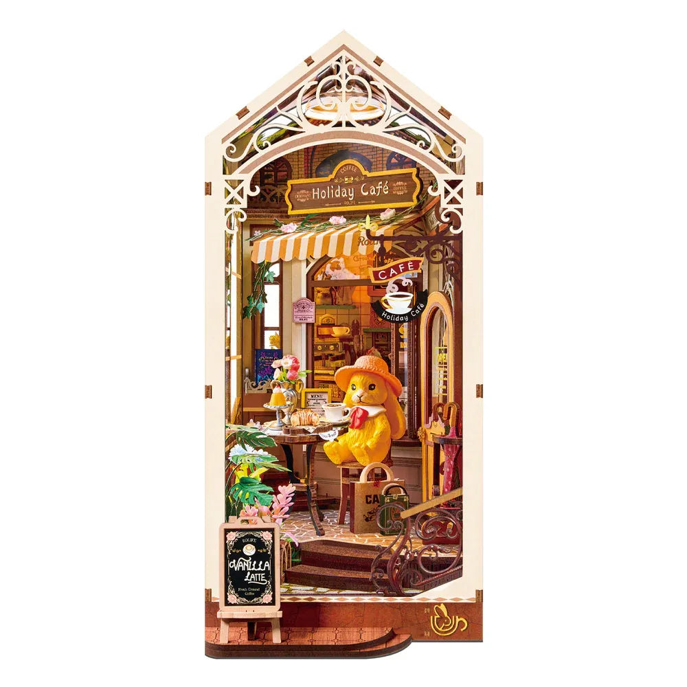 3D Puzzle Robotime Book Nook Holiday Café TGB15