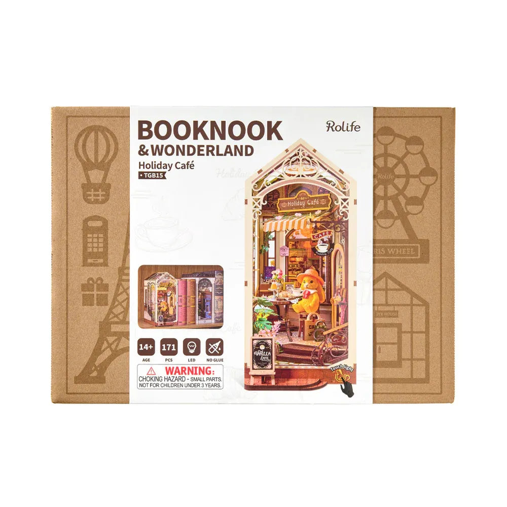 3D Puzzle Robotime Book Nook Holiday Café TGB15