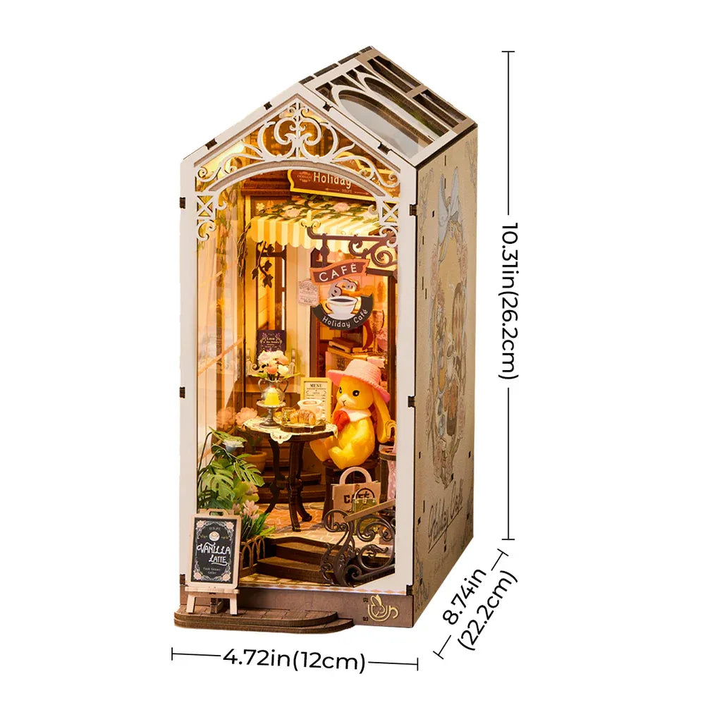 3D Puzzle Robotime Book Nook Holiday Café TGB15