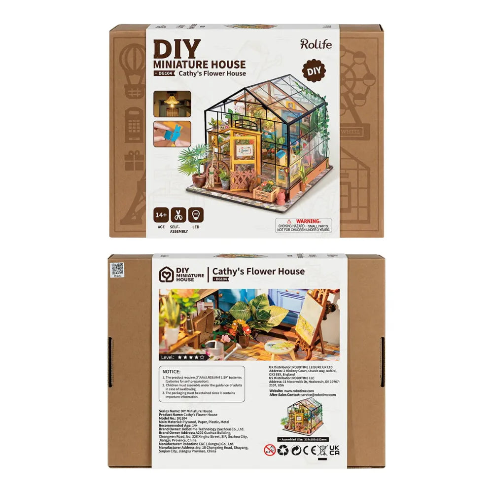 3D Puzzle Robotime Cathy's Flower Shop DG104