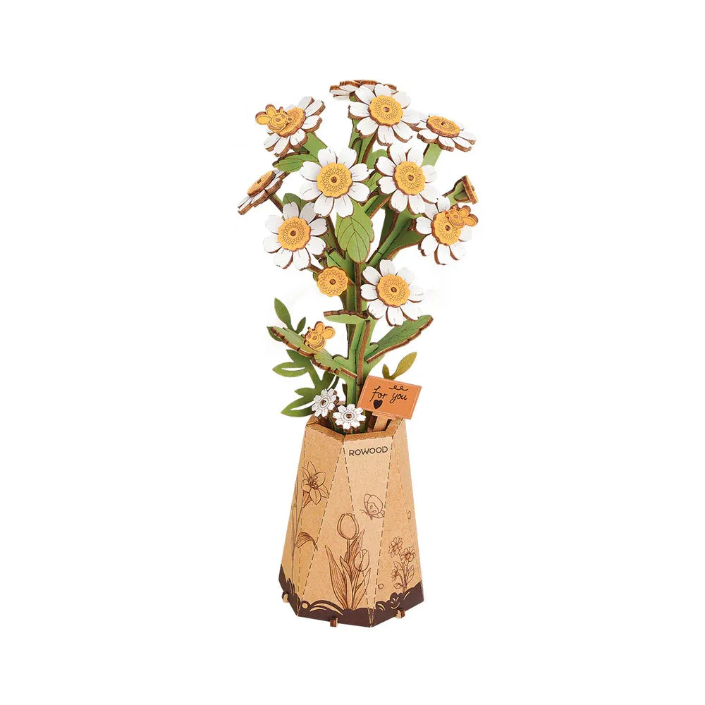 3D Puzzle Robotime Rowood Chamomile TW061