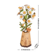 3D Puzzle Robotime Rowood Chamomile TW061