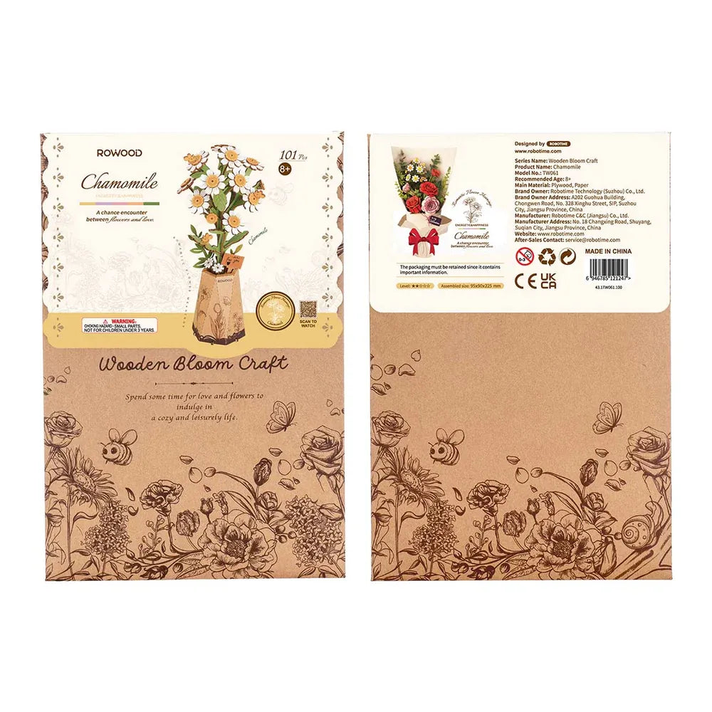 3D Puzzle Robotime Rowood Chamomile TW061