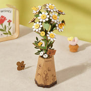 3D Puzzle Robotime Rowood Chamomile TW061