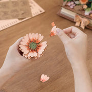 3D Puzzle Robotime Rowood Wooden Blooming Book TW04H