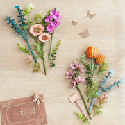 3D Puzzle Robotime Rowood Wooden Blooming Book TW04H