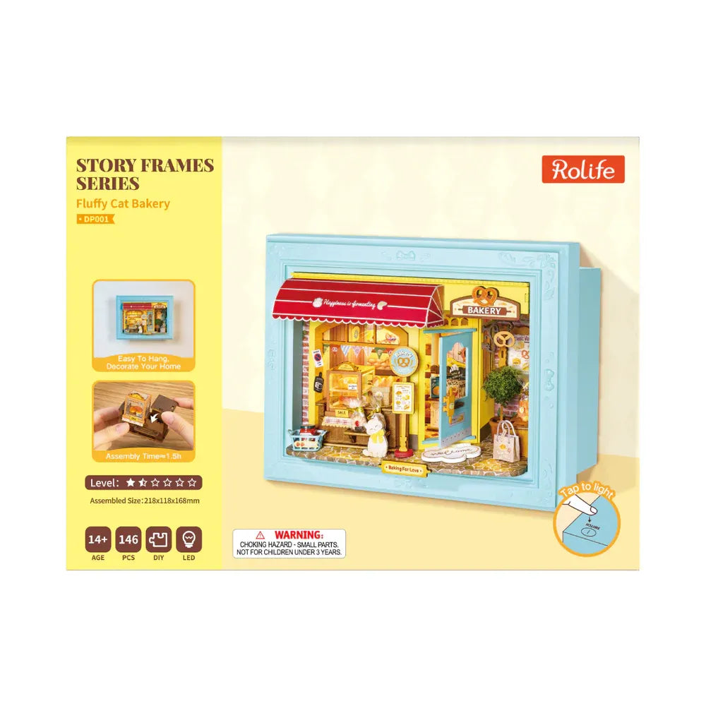 3D Puzzle Robotime Fluffy Cat Bakery DP001