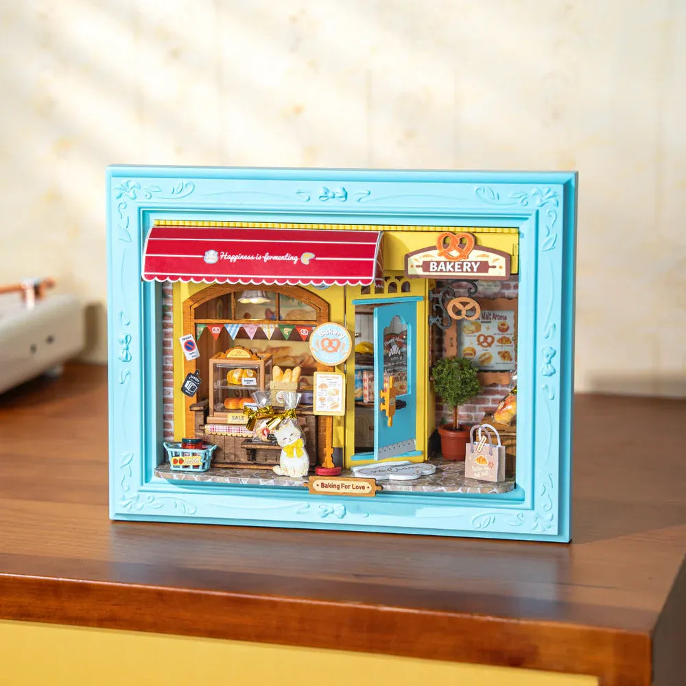 3D Puzzle Robotime Fluffy Cat Bakery DP001