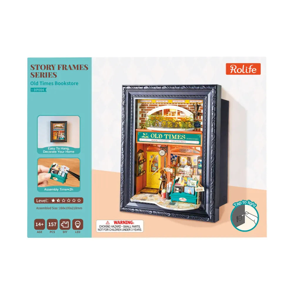 3D Puzzle Robotime Old Times Bookstore Dp004