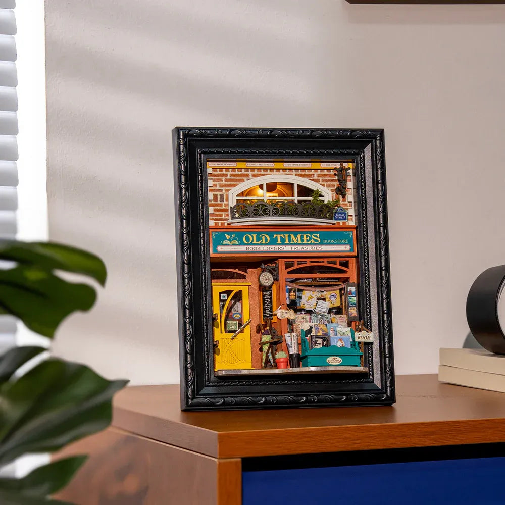 3D Puzzle Robotime Old Times Bookstore Dp004