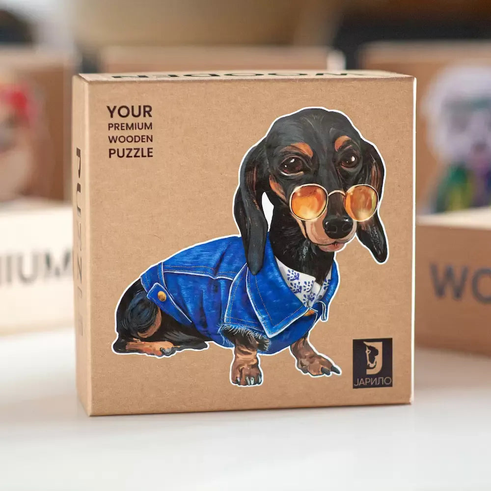 Drvene Puzzle Jarilo Slavne kuce - Jazavičar