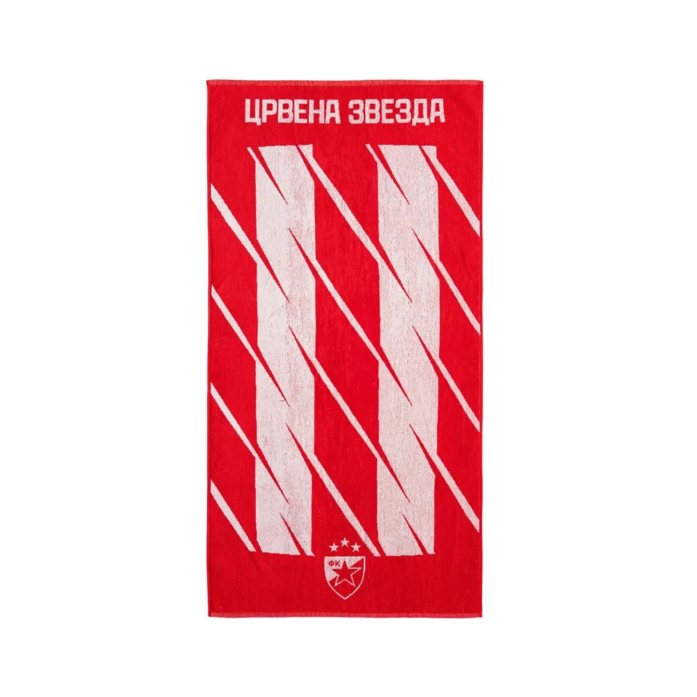 Peškir Crvena Zvezda Plažni 70x140cm Dve pruge