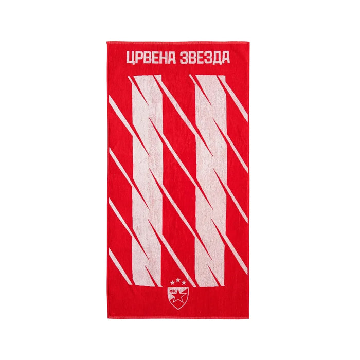 Peškir Crvena Zvezda Plažni 70x140cm Dve pruge