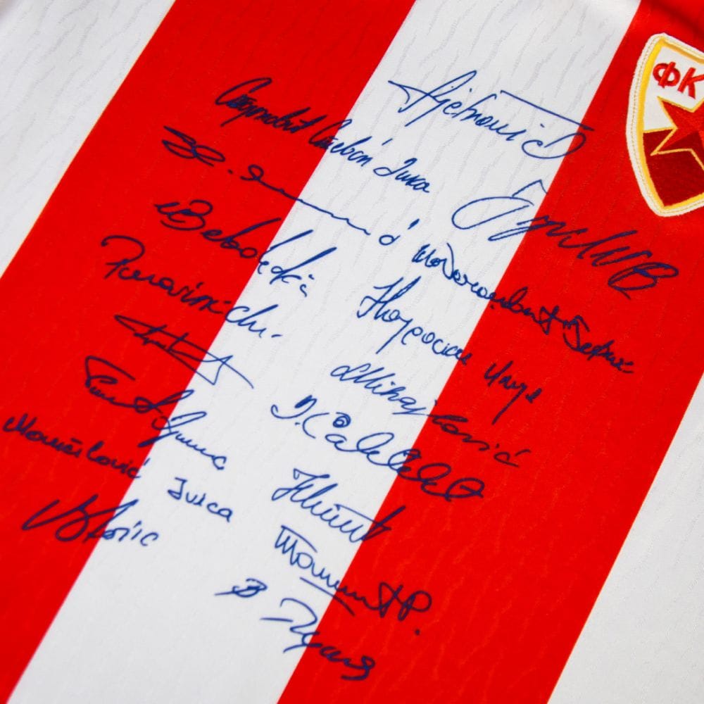 Dečiji dres Crvena Zvezda Bari 91 sa potpisima