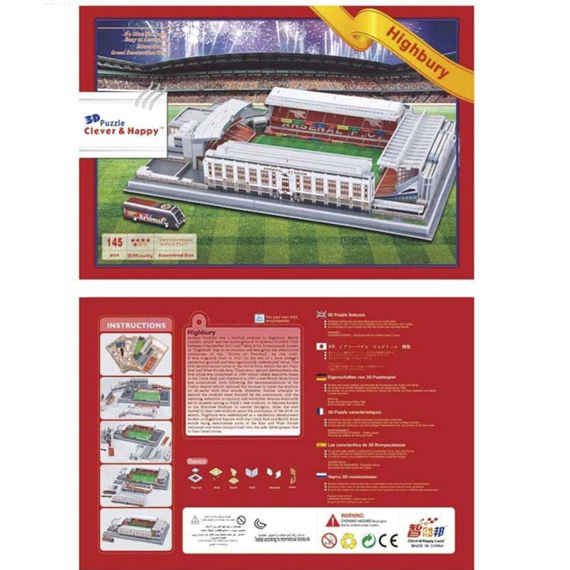 3D Puzzle Fudbalski Stadion Highbury UK Z-B232
