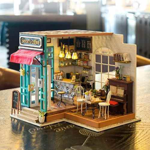 3D puzzle Robotime - Simon's Coffee Shop