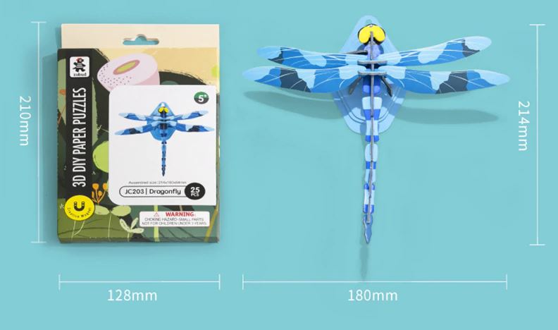 3D puzzle Robotime - Dragonfly