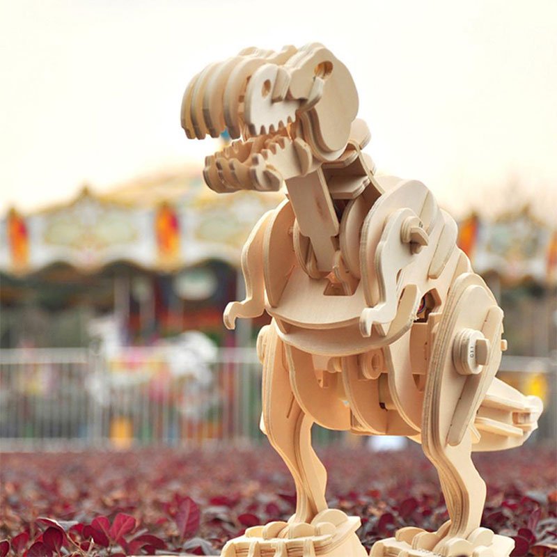 3D Puzzle Robotime - Biting T-rex