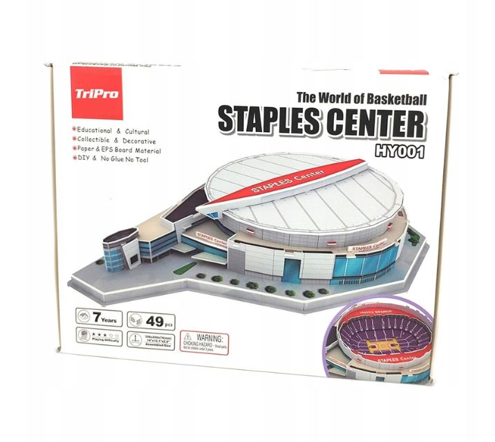 3D Puzzle Košarkaški Stadion Staples Center Los Angeles Lakers