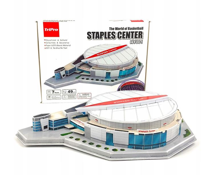 3D Puzzle Košarkaški Stadion Staples Center Los Angeles Lakers