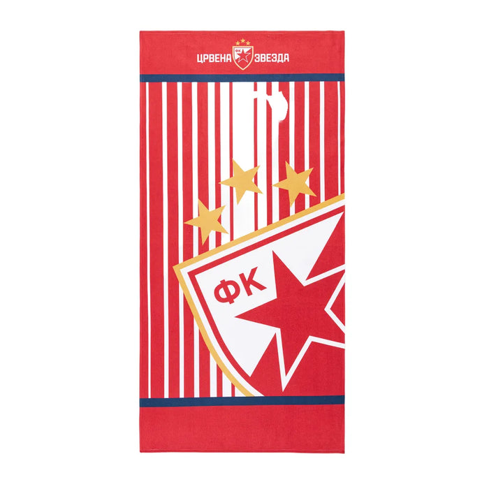 Peškir Crvena Zvezda Plažni 70x140cm Grb