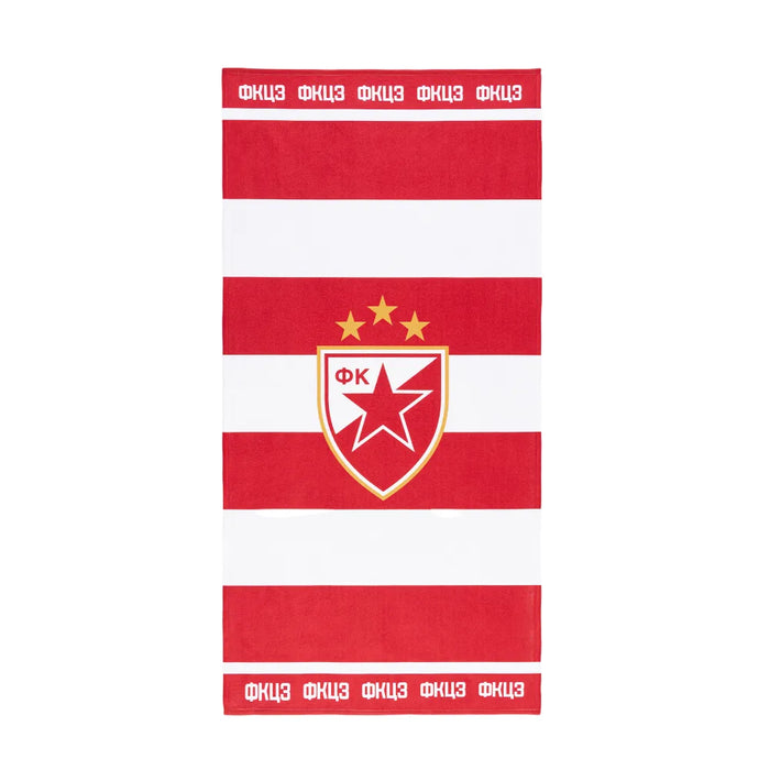 Peškir Crvena Zvezda Plažni 70x140cm Grb FKCZ