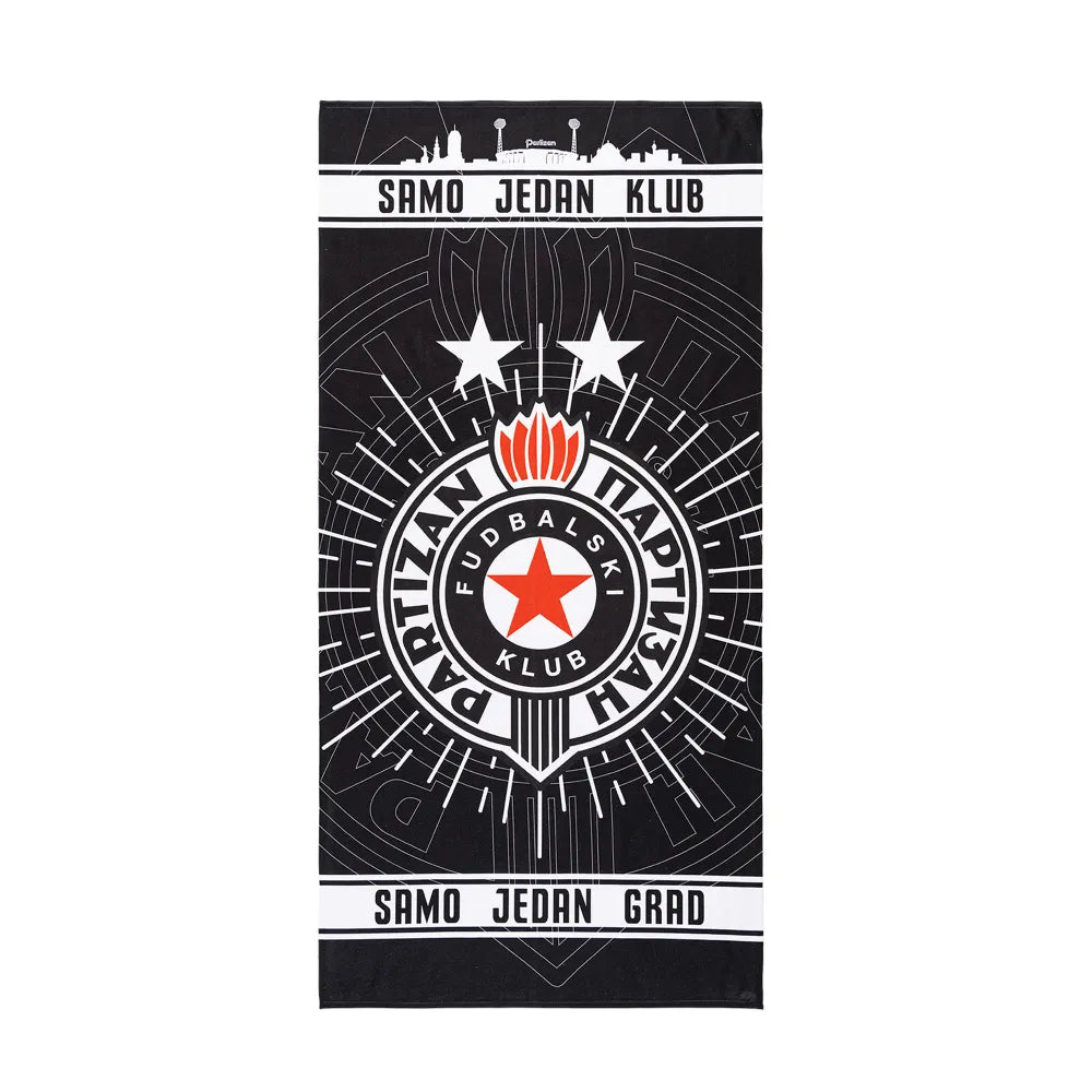 Peškir Partizan Plažni 70x140 Samo jedan klub