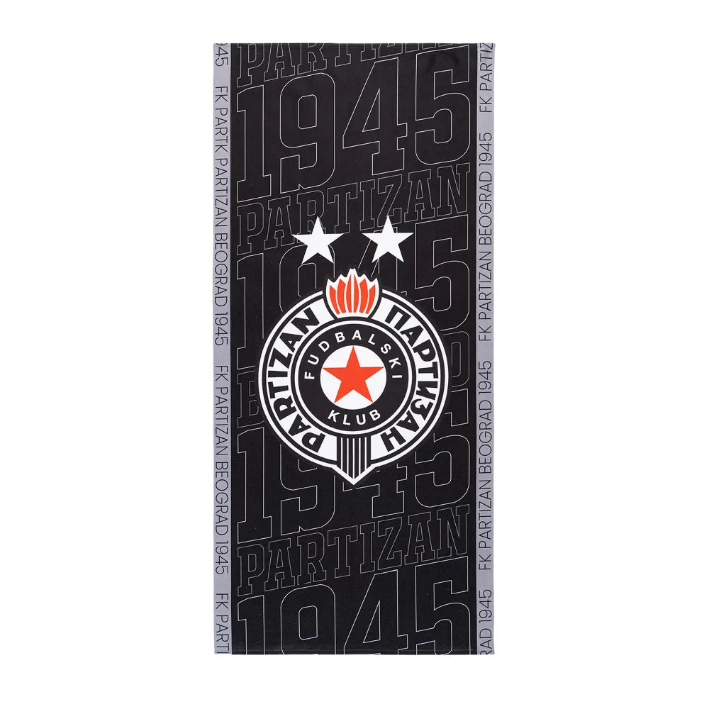 Peškir Partizan Plažni 70x140 Grb i patern