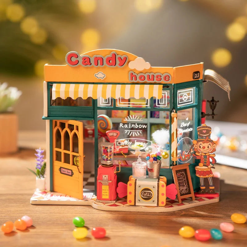 Robotime 3D Puzzle Rainbow Candy House DG158
