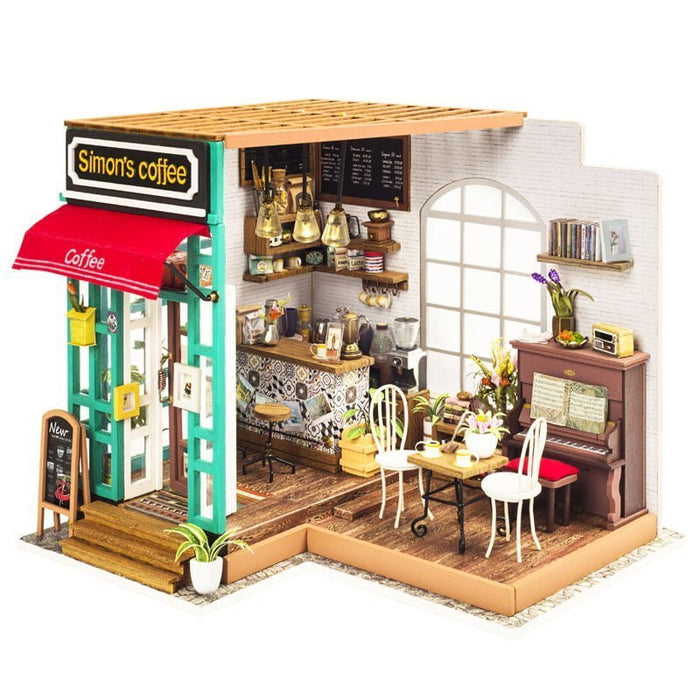 3D puzzle Robotime - Simon's Coffee Shop