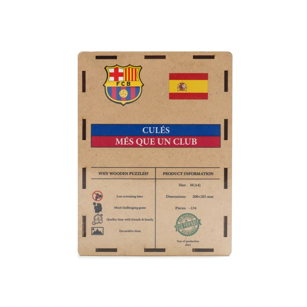 Drvene puzle FC Barcelona