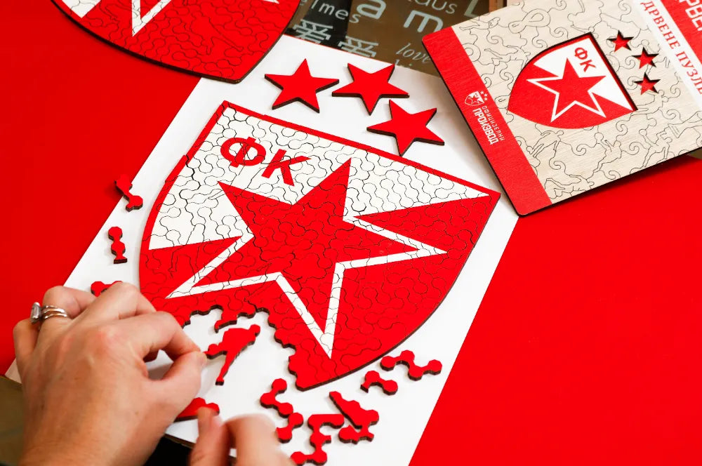 Drvene puzle FK Crvena Zvezda