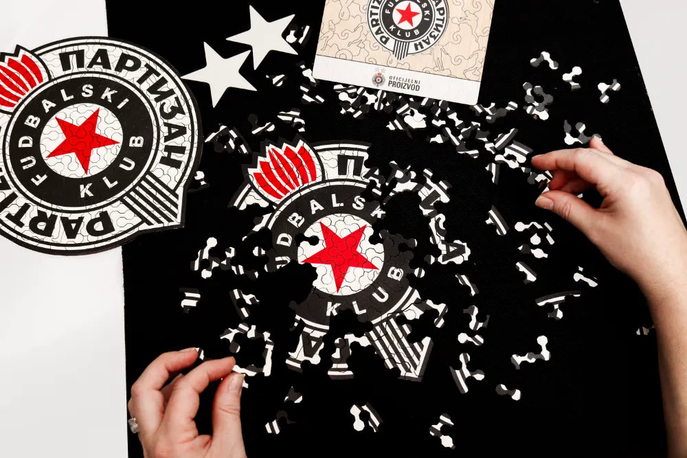 Drvene puzle FK Partizan