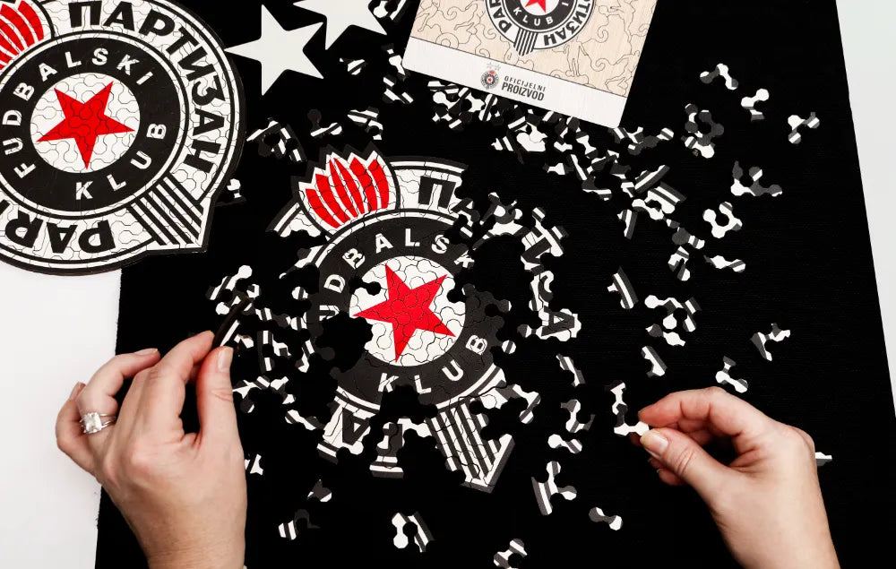 Drvene puzle FK Partizan